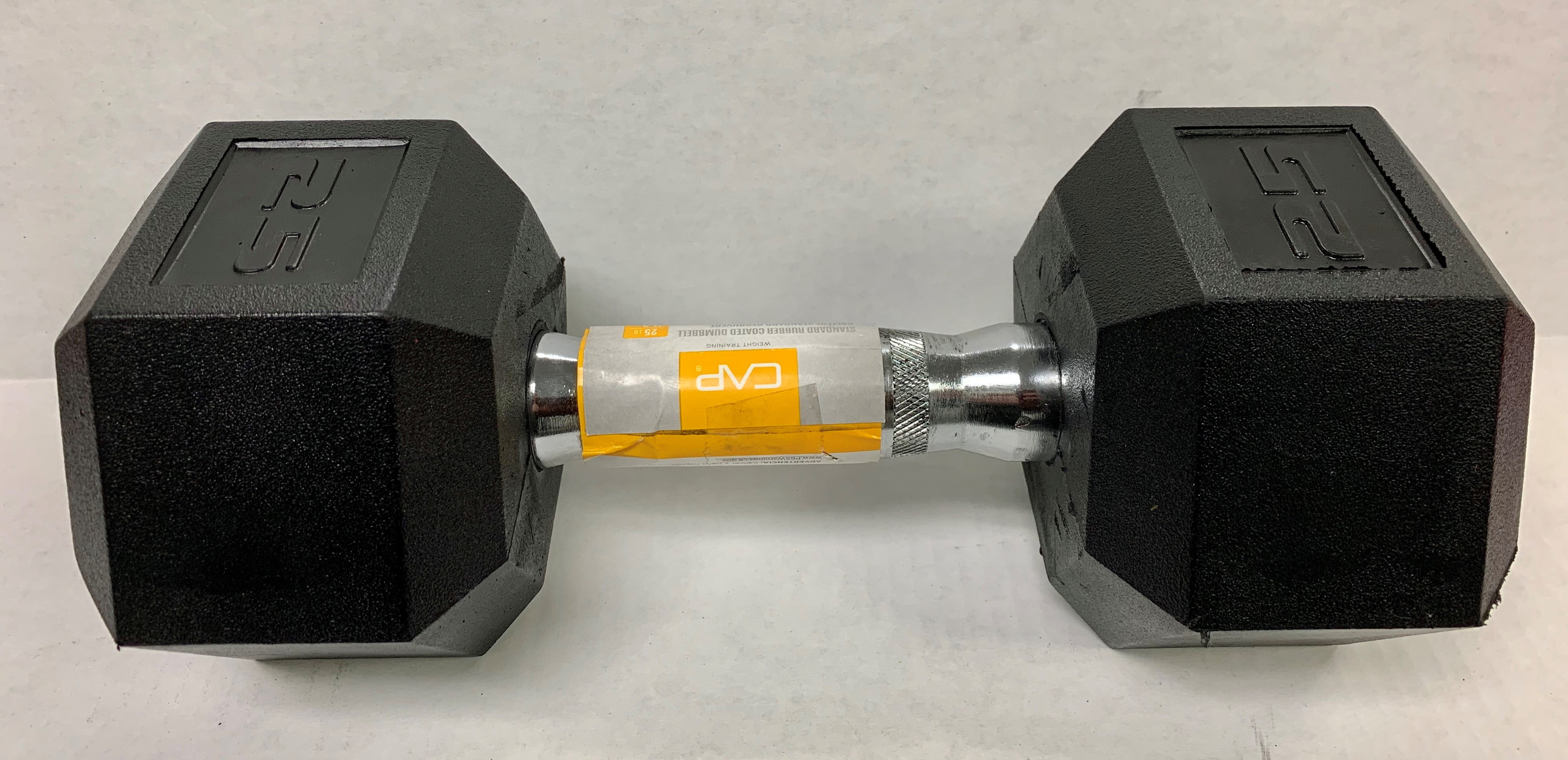 25lbs for sale online CAP Barbell Coated Hex Dumbbell Single 