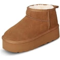 thumbnail image 1 of Platform Mini Boot For Women Short Ankle Boot Classic Ultra Snow Platform Anti-Slip Boot For Outdoor Fur Fleece Lined Sneakers, 1 of 4