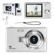 thumbnail image 1 of Cámara Digital Para Niños, 4K Fotos Y Video 1080P, Zoom 16x, Pantalla LCD 2.4", Recargable, Fácil De Usar Para Niños 5+ (Colores: Púrpura, Rosa, Negro, Blanco, Plata), 1 of 5