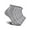 Gray, variant on CelerSport 6 Pack Men's Ankle Socks with Cushion, Sport Athletic Running Socks