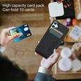thumbnail image 5 of ELEHOLD for Samsung Galaxy A53 5G Premium PU Leather Wallet Case Detachable Magnetic Card Holders RFID Blocking Function Flip Stand Shockproof Full Protection Case for Samsung Galaxy A53 5G,black, 5 of 8