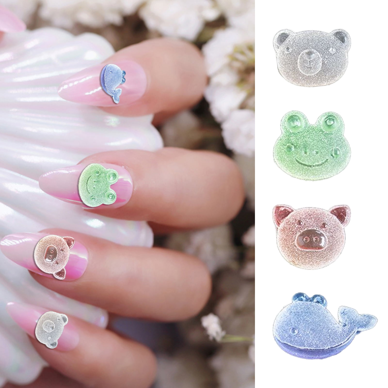 Amazon.com : 10 Frogs Nail Art Decals : Beauty & Personal Care