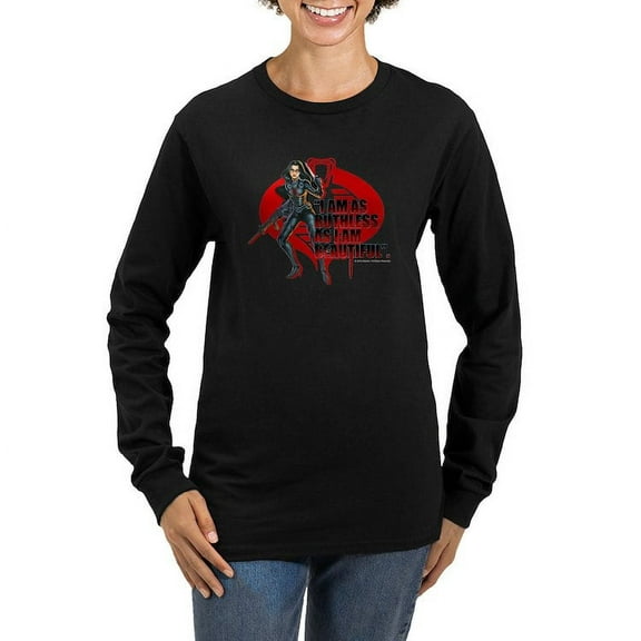 CafePress - G.I. Joe Baroness Women's Long Sleeve Dark T Shirt - Women's Long Sleeve Graphic Tee Casual Fit
