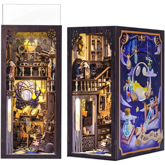 Book Nook Wizardi Miniature - Nebula Common Room Roombox Kit
