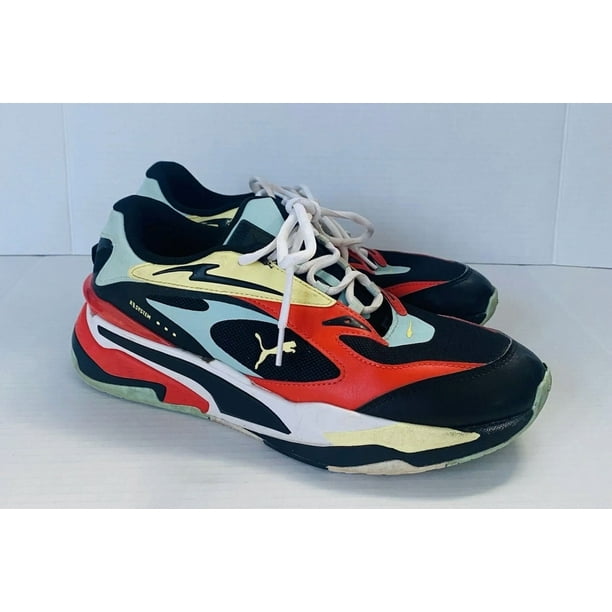 PU & MA RS-FR Mens Size 11 pma blk - egshl bl - ylw pr - grnd 383479-01