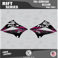 thumbnail image 2 of Kalair GFX Graphics Kit for Kawasaki KLX110 (2010-2023) Rift Series, 2 of 5