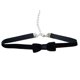 thumbnail image 2 of Collar de terciopelo con lazo, cadenas de clavícula, joyería, accesorios Punk de Negro jinwen Collar del ahogador, 2 of 8