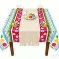 thumbnail image 6 of AURIGATE Easter Bunny Plastic Tablecloth, 72×53.9in Waterproof Disposable Table Cover with Bunny Butt & Egg Pattern, Pink Easter Tablecloth for Brunch, Party, Holiday Table Decorations, 6 of 6