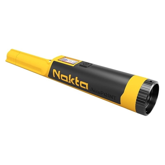 NOKTA AccuPOINT Metal Detector Pinpointer, Professional Waterproof Handheld Pin Pointer Wand with Color LCD Screen, & Iron Tones