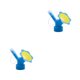 thumbnail image 1 of Billuyoard Aspersor multiusos para plantas: garantiza una distribución uniforme del agua Botella Regadera Regaderas Agua de flores azul 2piezas, 1 of 6