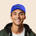 thumbnail image 3 of Dalix Grand Touring Embroidered Cap Cotton Baseball Summer Cool Dad Hat Mens in Royal Blue, 3 of 5