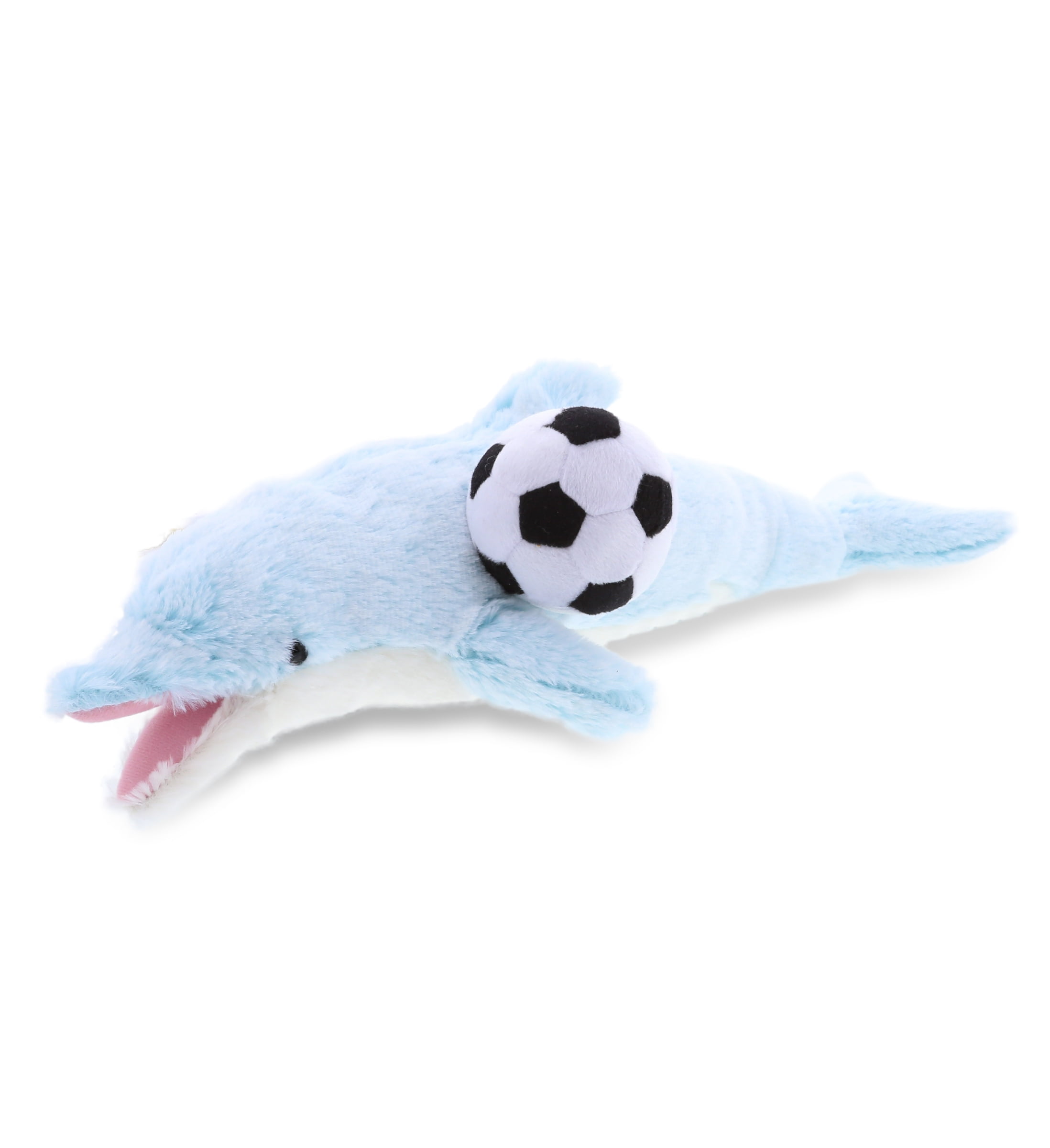 DolliBu Dolphin Stuffed Animal with Soccer Ball Plush - Soft Plush Huggable Dolphin, Adorable Playtime Plush Toy, Cute Ocean Life Gift, Soccer Plush Doll Animal Toy for Kids and Adults - 18 DolliBu Dolphin Stuffed Animal with Soccer Ball Plush - Soft Plush Huggable Dolphin, Adorable Playtime Plush Toy, Cute Ocean Life Gift, Soccer Plush Doll Animal Toy for Kids and Adults - 18