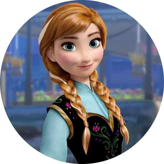 Frozen Elsa Anna Edible Image Photo Cake Topper Sheet Personalized Custom  Customized Birthday Party - 8 Inches Round - 77854 - Walmart.com