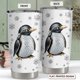 thumbnail image 2 of Vaso de pingüino SANDJEST de 20 oz con dibujos de joyas, vasos aislados de acero inoxidable, regalos para mujeres y niñas, taza de viaje para café, regalo para Navidad y cumpleaños, 2 of 8