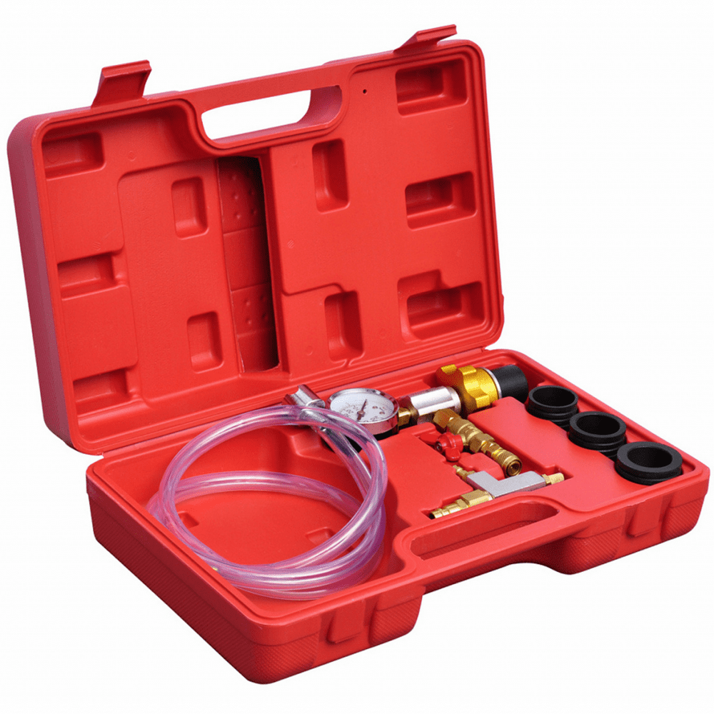 Auto Engine Vacuum Cooling System Coolant Radiator Kit Refill & Purge