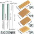 thumbnail image 2 of 2 Sizes Art Ruling Pen+4 Sizes Rubber Eraser+ 4PCS 1ml Plastic Transfer Pipettes Adjustable Fine Lines Fluid Pens with Duckbill Nib Drawing Tool Set for Student Painter Calligraphy Writing, 2 of 6
