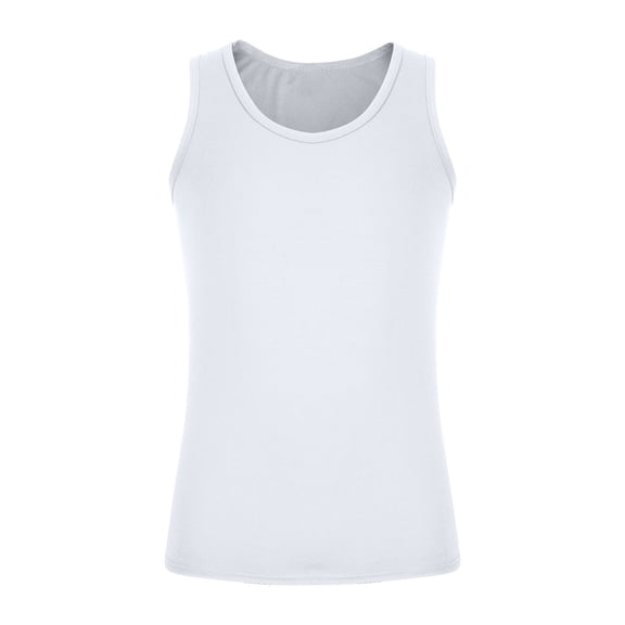 Ohufall Mens Undershirts Tank Lightweight Plus Size Sleeveless T-shirts Crew Neck Comfortable Casual Fitness Tank Tops