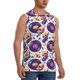 thumbnail image 2 of Balery record rock Skull star Camisetas sin mangas para hombre, absorbe la humedad y protege contra el mal olor.-XX-Large, 2 of 7