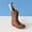 Brown, variant on Western Cowboy Boot Pencil Holder - Rustic Desk Organizer for Home Office Decor, Unique Western Gift