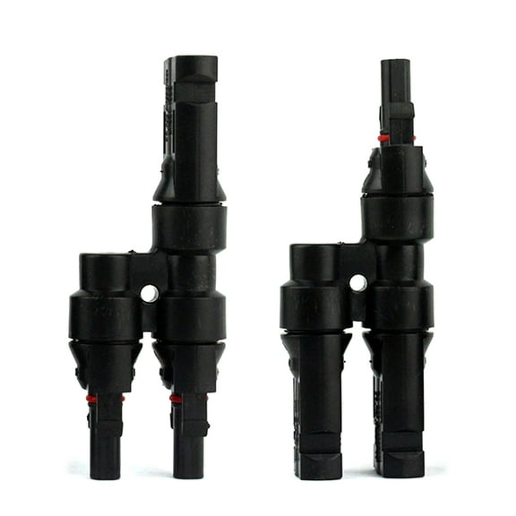 AOOOWER 1 Pair Solar Parallel Branch Connectors Module Panel Connectors Enhancement
