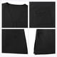thumbnail image 5 of Ceisia Men's Solid Color V-Neck Nurse Uniform Set, Short Sleeve Scrub Top with Elastic Waist Pants for Healthcare Professionals Black XL Gifts, 5 of 7