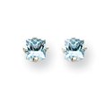 thumbnail image 1 of 14K White Gold Aquamarine Earrings, 1 of 2
