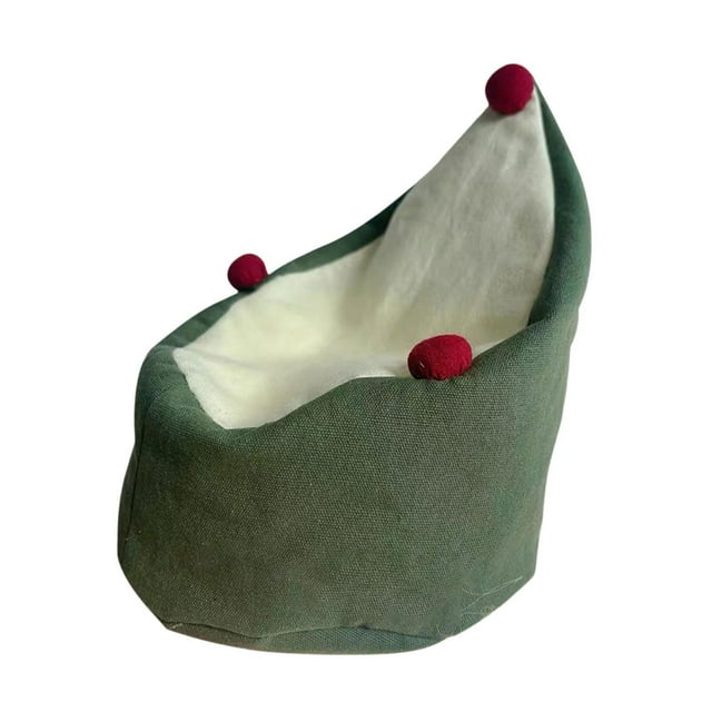 Sofá de casa de muñecas a escala 1/12, accesorios para casa de muñecas, juego de simulación, sofá pequeño hecho a mano, bricolaje Verde