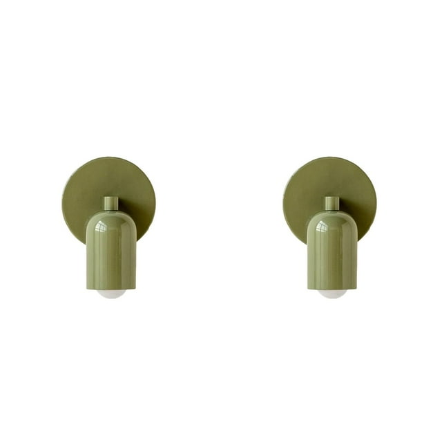 2X Lámpara de Pared Nórdica Colorida para Dormitorio, Pasillo, Hotel, Decoración, Aplique, Luz de Fondo, Iluminación LED E27,A