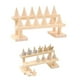 thumbnail image 4 of Organizador de exhibición de anillos de dedo en forma de cono de madera maciza para cajón de exhibición de joyas 2 niveles, 4 of 8