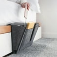 thumbnail image 2 of 1pc Felt Bedside Storage Organizer Phone Book Magazine Holder Pockets Hanging Storage Bag Baby Tissue Box For Bed Sofa Side Pouc, 2 of 9