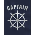 thumbnail image 2 of Funny Captain & First Mate Nautical Sailing Matching Hoodies Set Couples Gift Hoodie Blue XX-Large / Women Hoodie Blue XX-Large, 2 of 5