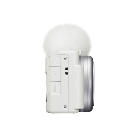 Sony - ZV-1F Vlog Camera for Content Creators and Vloggers - White