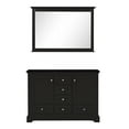 thumbnail image 3 of Dukes 48 in. W x 22 in. D Espresso Double Bath Vanity and 46 in. Mirror, 3 of 8