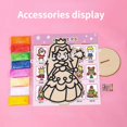 thumbnail image 3 of Tablero grande de Hello Kitty Sanrio Kuromi, pintura de arcilla con copos de nieve, arcilla para colorear, barro perla, rompecabezas artesanal para niños, regalo Manual para niñas, 3 of 5