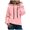 Pink, variant on Clothing 2025 Women Hoodies Women's Casual Printed Long-sleeved Hooded Sweater