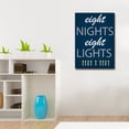 thumbnail image 3 of Ready2HangArt Eight Nights Eight Lights Wrapped Canvas Wall Art, 3 of 6