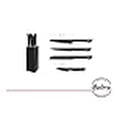 thumbnail image 4 of HUDSON | Set de 4 Cuchillos de Acero Inoxidable + Holder para Cocina, 4 of 5