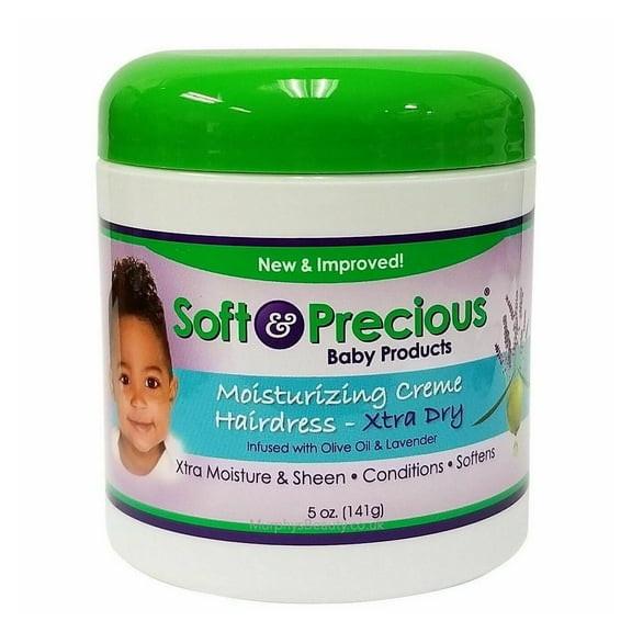 Soft & Precious Baby Moisturizing Creme Hairdress Xtra Dry 5 Oz,Pack of 2