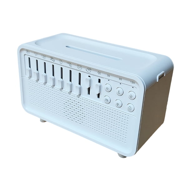 Matsuzay Altavoz Bluetooth de ruido blanco ABS con sonido de alta de alta del altavoz portátil de luz nocturna pequeña Electrónica