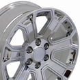 thumbnail image 2 of 20 inch Rim fits 1999-2018 Chevrolet Silverado Chrome 20x8.5 Wheel Direct Fit, 2 of 4