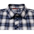 thumbnail image 2 of Men's Casual Button Down Flannel Shirt Plaid, 2 of 7