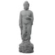 thumbnail image 1 of Decoración de estatua de Buda pequeña, regalo, meditación de pie, artesanía, para decoración de porche de casa interior Gloria Estatua de Buda, 1 of 9