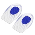 thumbnail image 1 of Almohadillas de copa de soporte de talón de silicona Unique Bargains Cojín de silicona Azul Tamaño 33-39 2 piezas, 1 of 7
