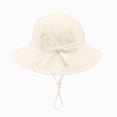 thumbnail image 6 of TOWED22 Baby Sun Hat Toddler Summer UPF 50+ Baby Girl Bucket Hat Wide Brim Beach Hats for Baby Boys Girls(C,S), 6 of 7