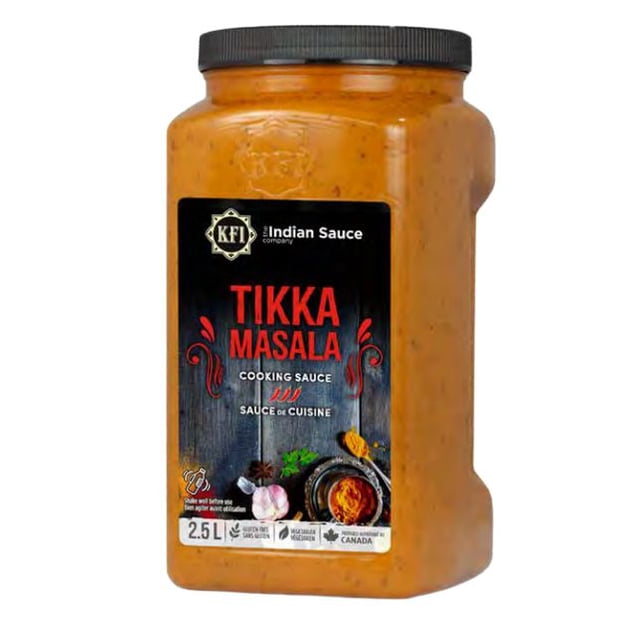KFI - Sauce de Cuisson Tikka Masala - 2,5 L - 1 Unité - Rehaussez la Cuisson et Régalez Vos Papilles à Chaque Bouchée. (1 Unité)