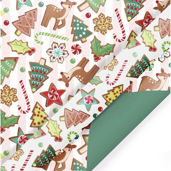 30in Reversible Sweet Cookies Wrapping Paper