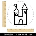 thumbnail image 2 of Castle Fairytale Self-Inking Rubber Stamp Ink Stamper - Red Ink - Large 1-1/2 Inch, 2 of 7