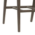 thumbnail image 6 of Bellamy Studios Snyder Upholstered Wood Bar Height Stool, Aged Gray, 6 of 10
