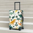 thumbnail image 5 of Yiaed Dinosaurs and Tropical Leaves Print Travel Luggage Cover Suitcase Protector Fits 18-32 Inch Luggage Wheel Covers Patterned Elastic Luggage Anti-scratch（No luggage）-Small, 5 of 5