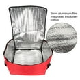 thumbnail image 4 of EIMELI 16 Inch Pizza Thermal Bag Food Delivery Bag Insulated Bag 2 In 1 Portable Shoulder straps and Hand Carry, 4 of 6